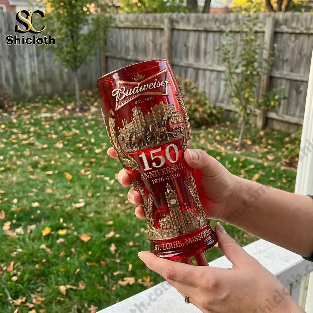 The Budweiser 150th Anniversary Heritage Glass