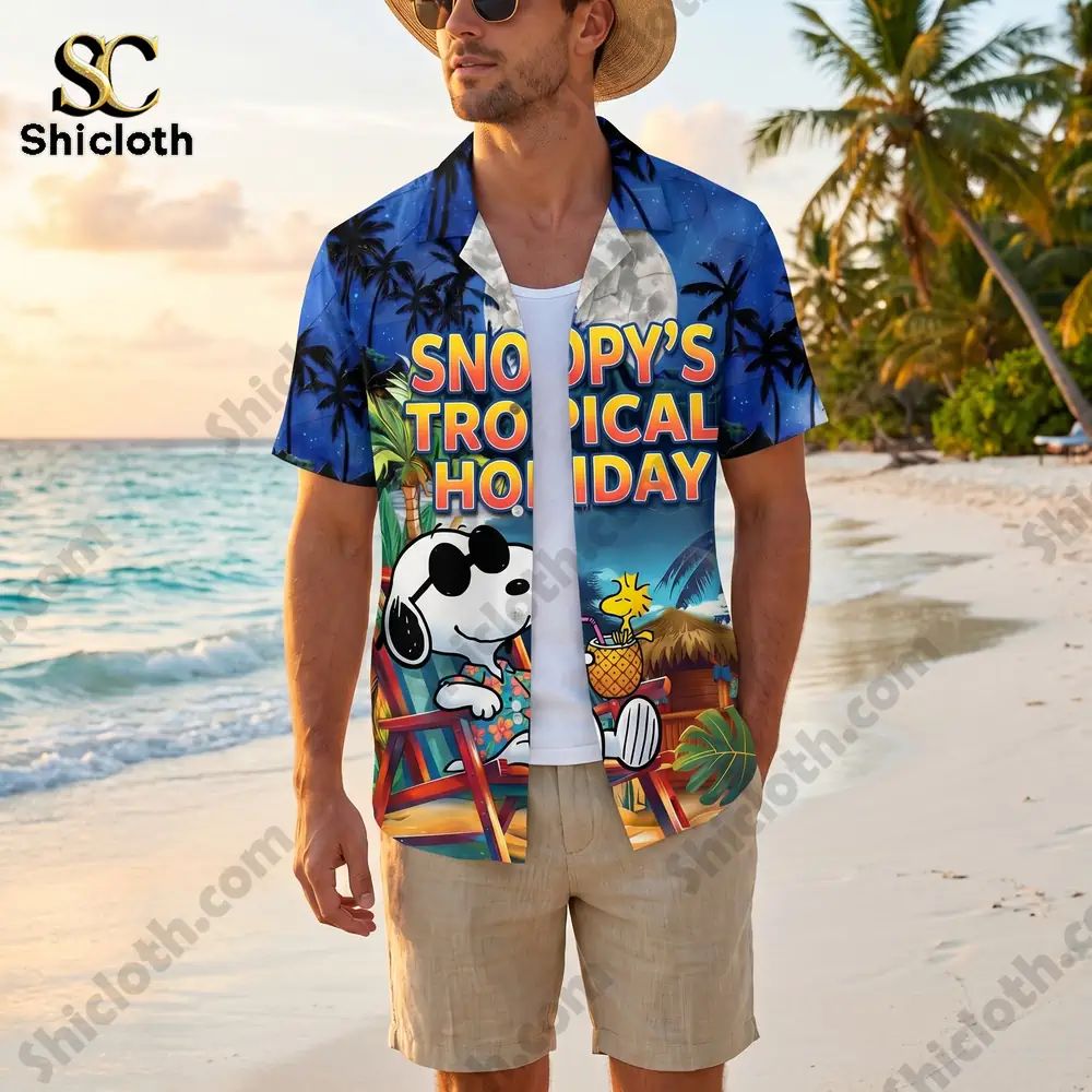 Peanuts The Gang Aloha Hawaiian Shirt