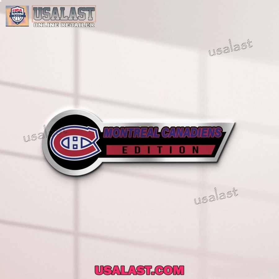 Montreal Canadiens Edition 3D Engraved Car Name Emblem