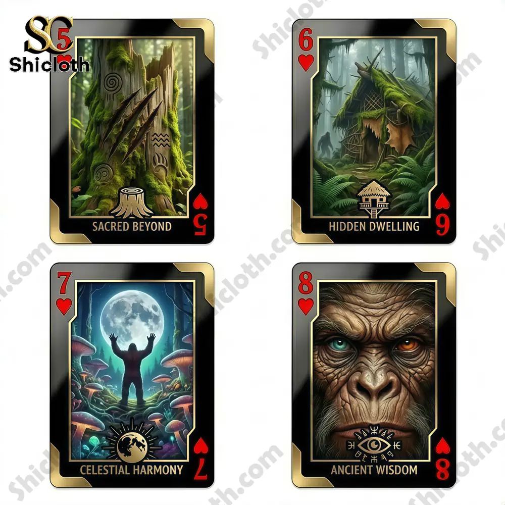 The Bigfoot Collection Myth & Legend Pack Playing Cards