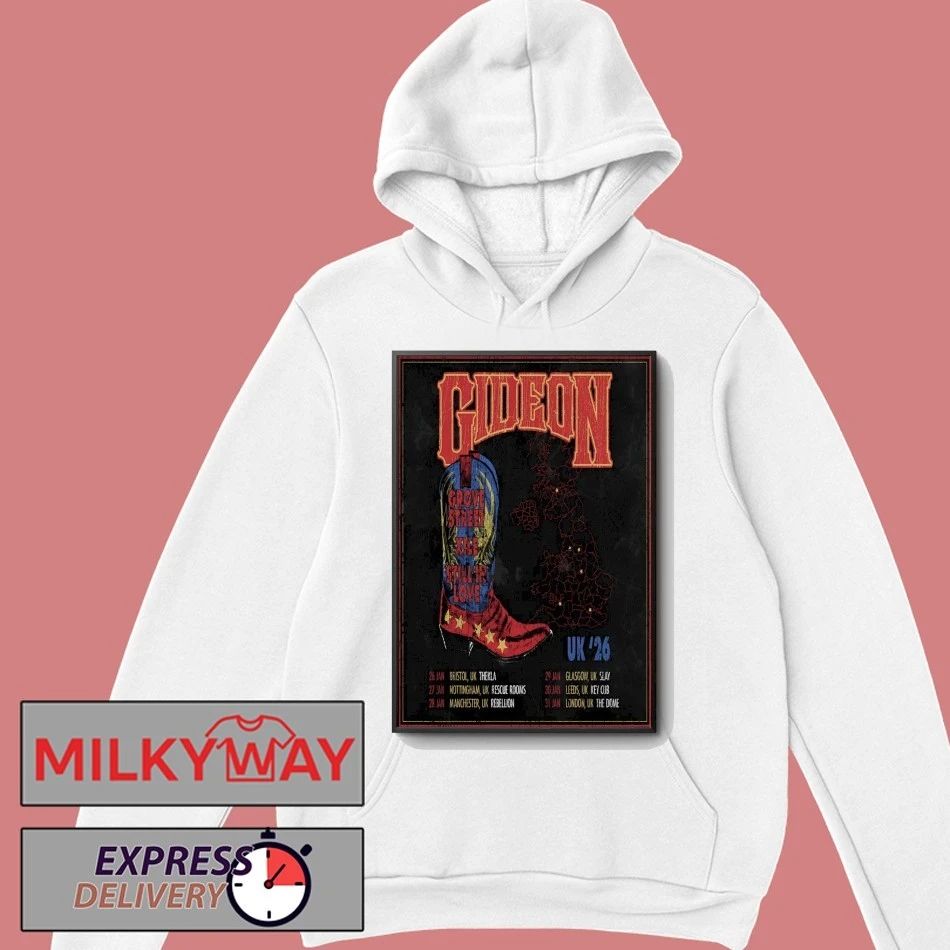 Gideon 2026 Uk Tour Poster shirt