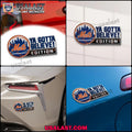 New York Mets Edition Engraved Car Name Badge