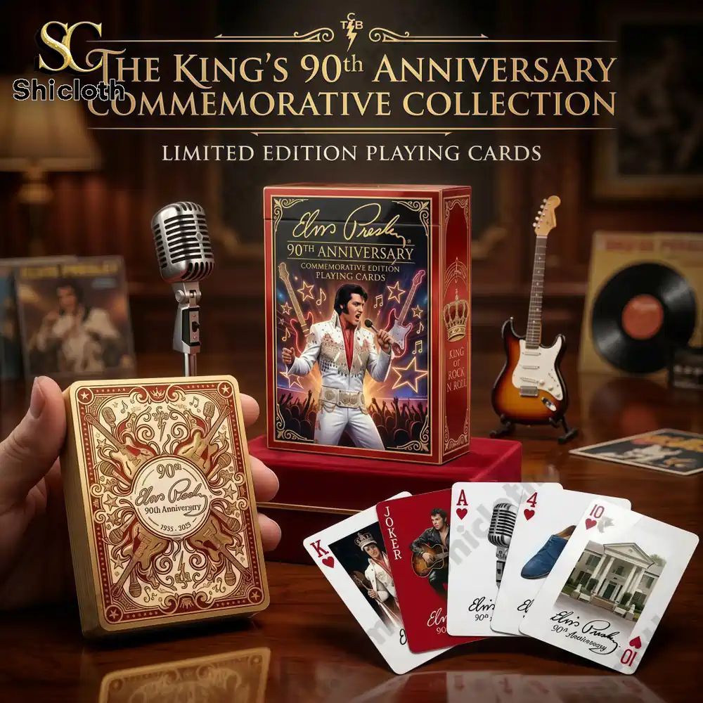 Elvis Presley 90th Anniversary Commemorative Playing Cards