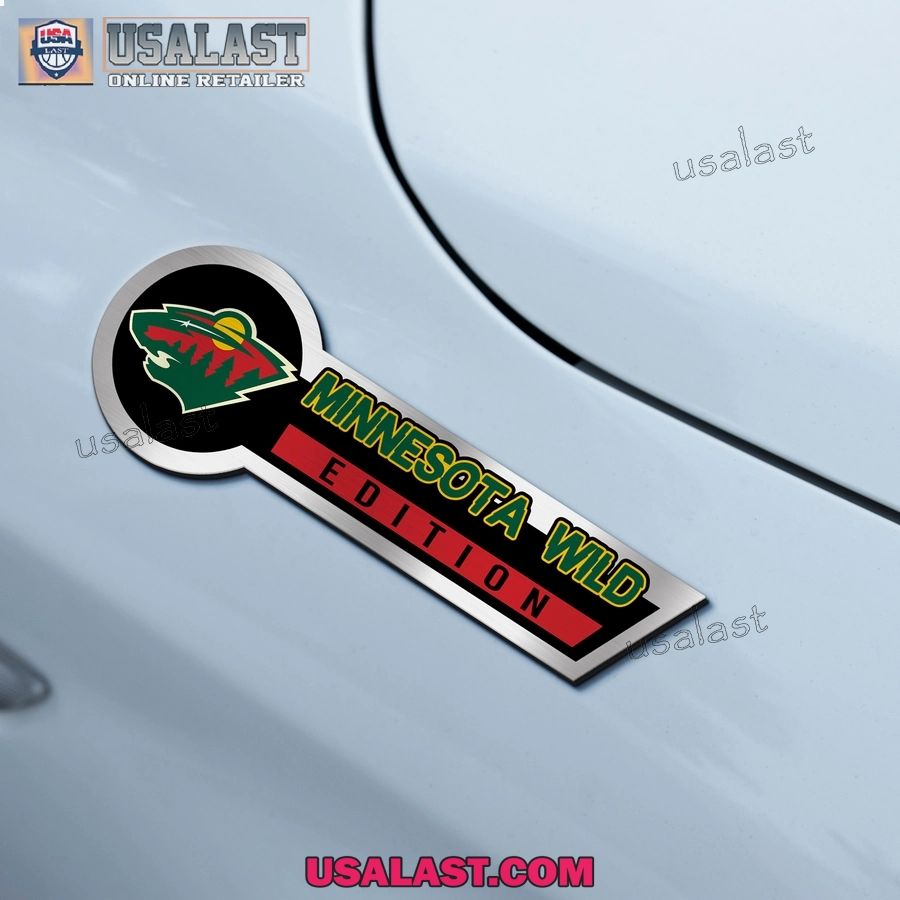 Minnesota Wild Edition 3D Engraved Car Name Emblem