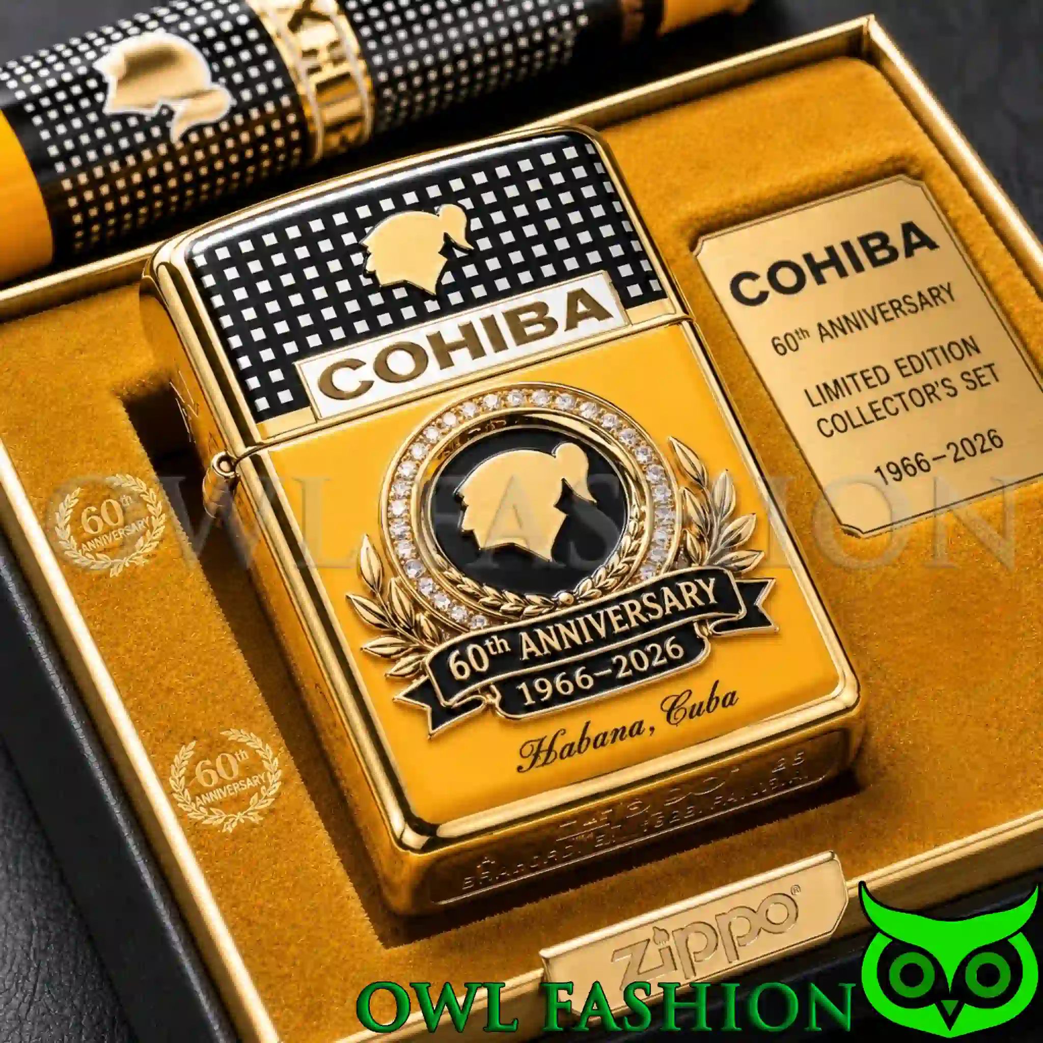 Cohiba 60th Anniversary Collector Lighter 1966–2026