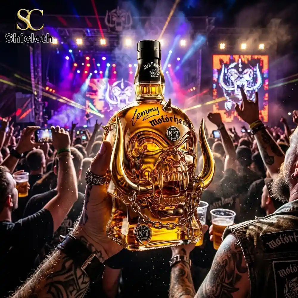Mot?rhead x Jack Daniel’s War-Pig Whiskey Bottle