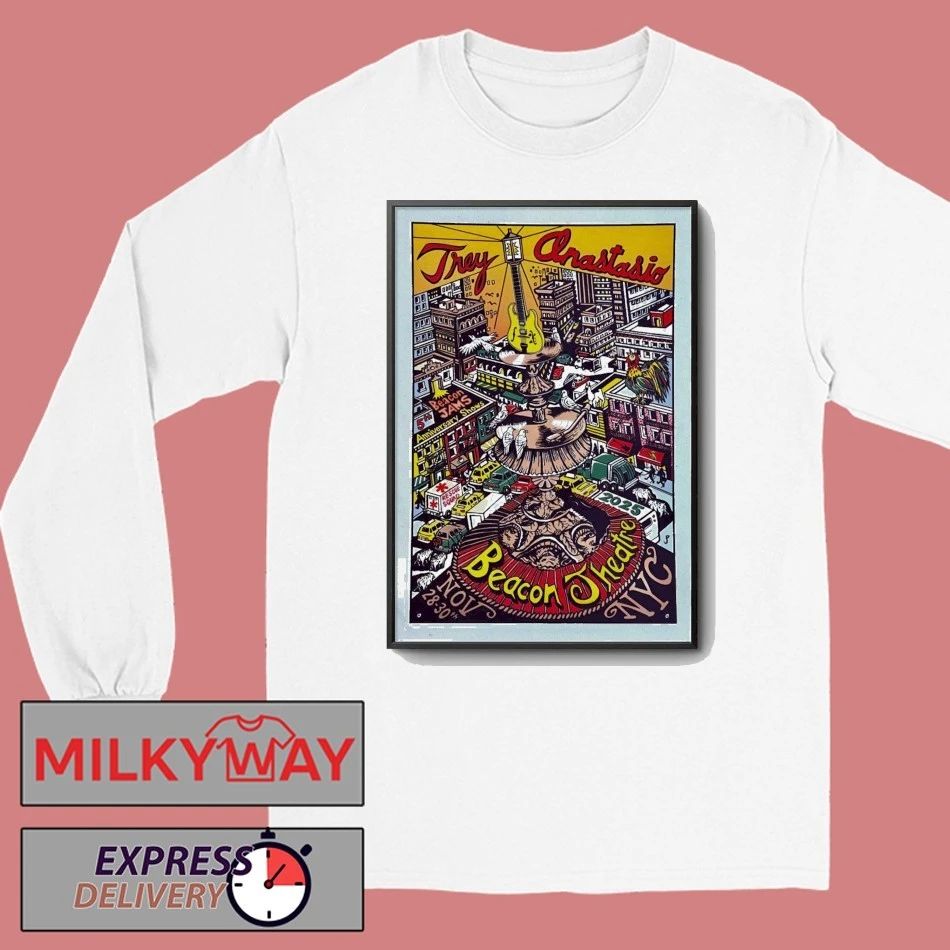Trey Anastasio Band NYC Event On Nov 28 2025 Poster shirt