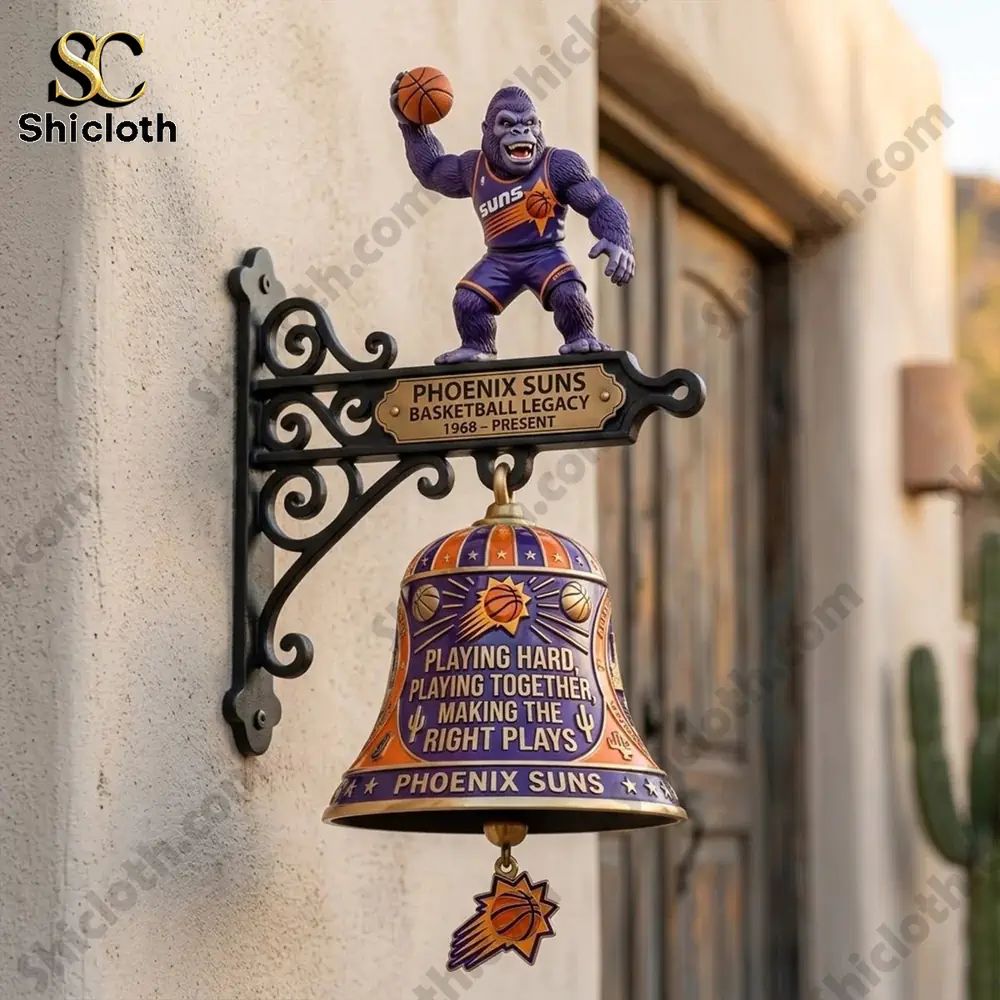 Phoenix Suns Basketball Legacy Wall Bell