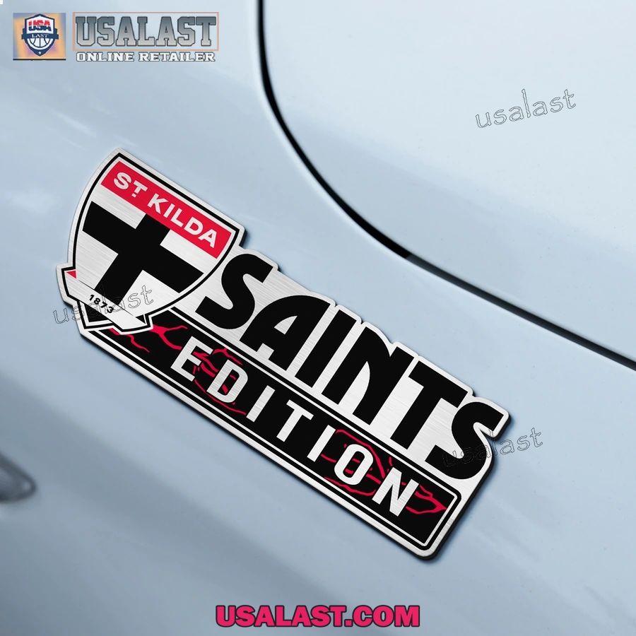 St Kilda Saints Edition Custom 3D Car Badge Sticker
