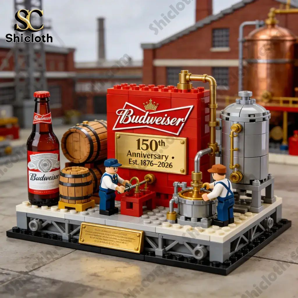Budweiser 150th Anniversary Collectible Building Brick Set