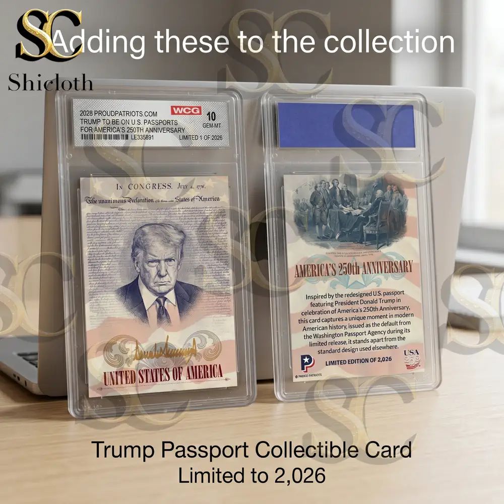 United States Of America Trump Passport Collectible Card