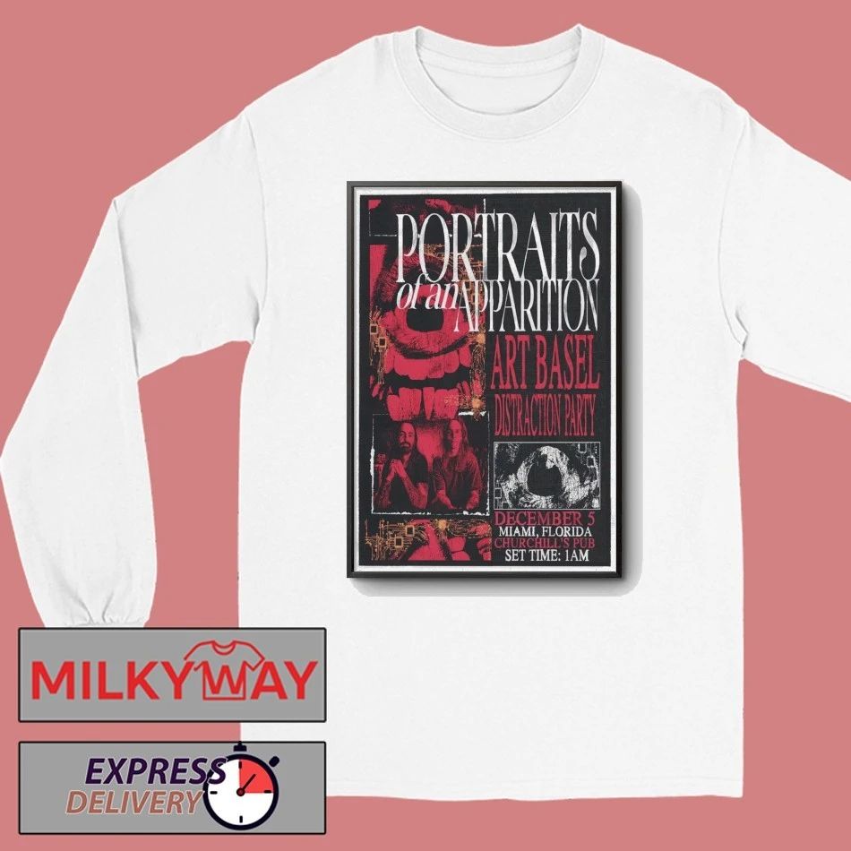 Jay Weinberg With Portraits Of An Apparition In Miami FL On Dec 5 2025 Poster shirt