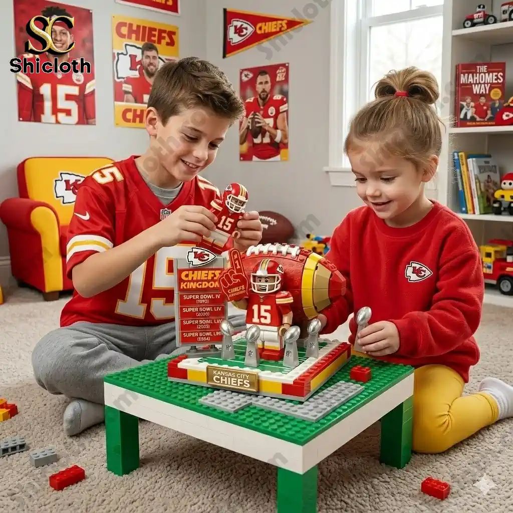 Kansas City Chiefs Championships Glory Building Block Set