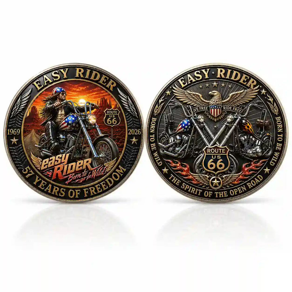 Easy Rider 57 Years of Freedom Collector Coin