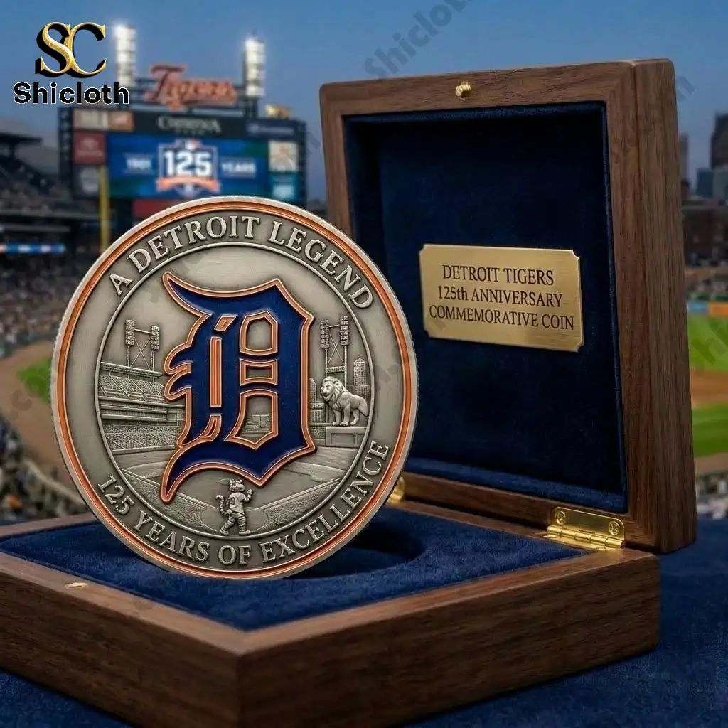 Detroit Tigers 125th Anniversary 1901-2026 Commemorative Coin