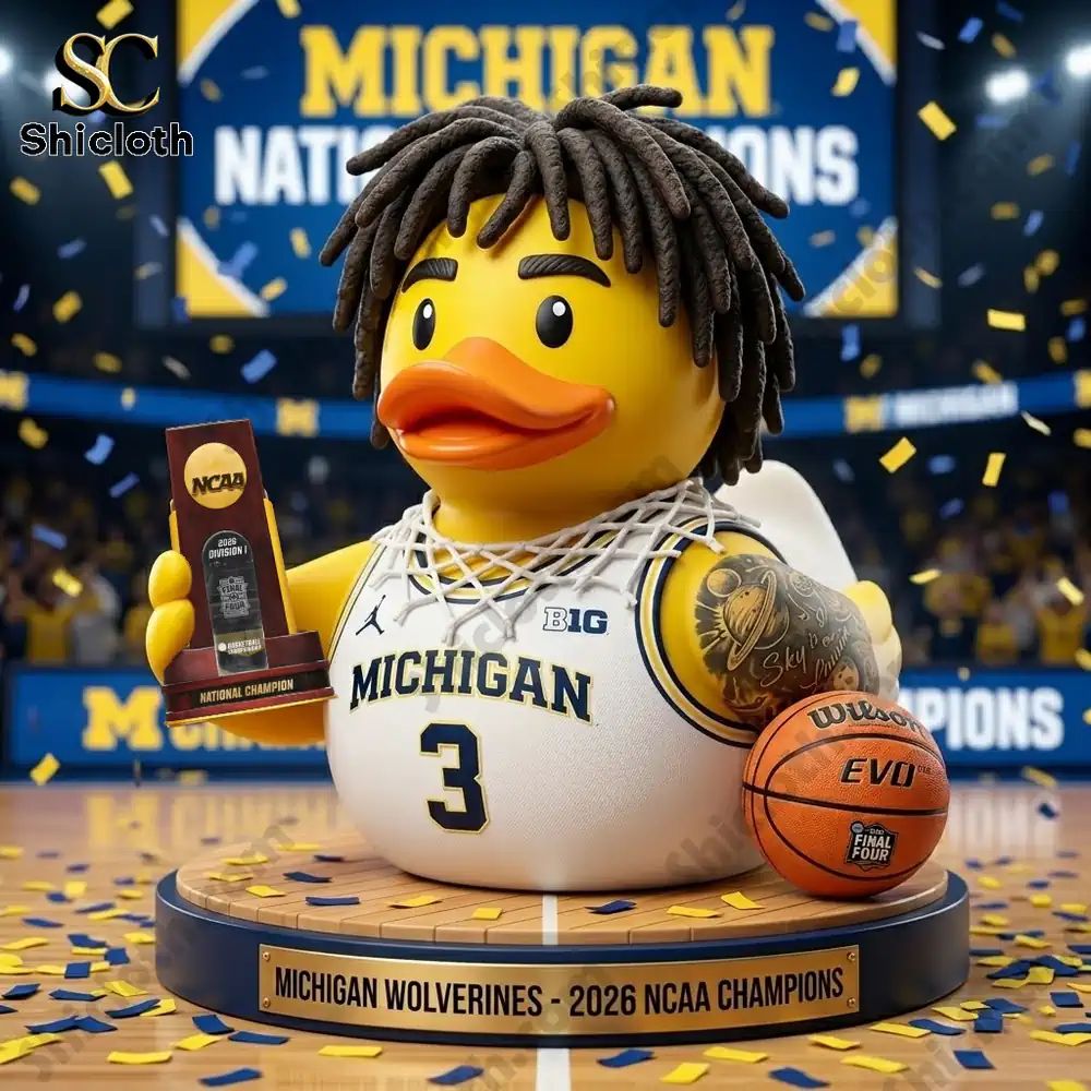 Michigan Wolverines 2026 NCAA National Commemorative Duck