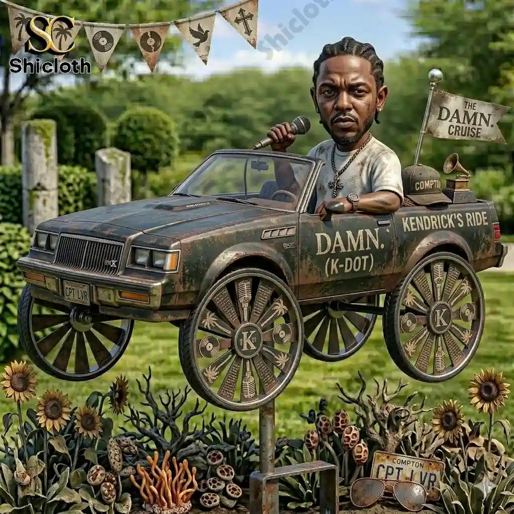 Kendrick Lamar x Buick GNX 1987 Wind Spinner For Garden