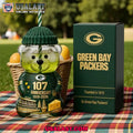 Green Bay Packers 107th Anniversary Collectible Bear Glass Cup