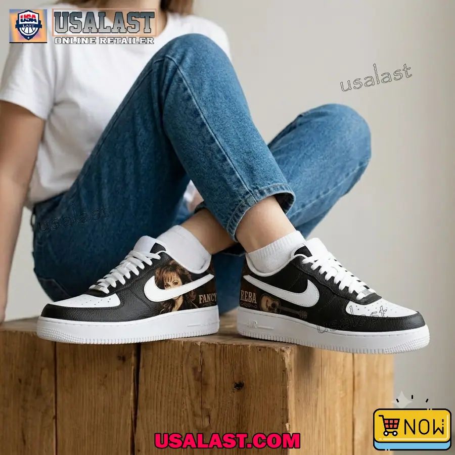 Reba McEntire Fancy Air Force 1 Sneaker Shoes