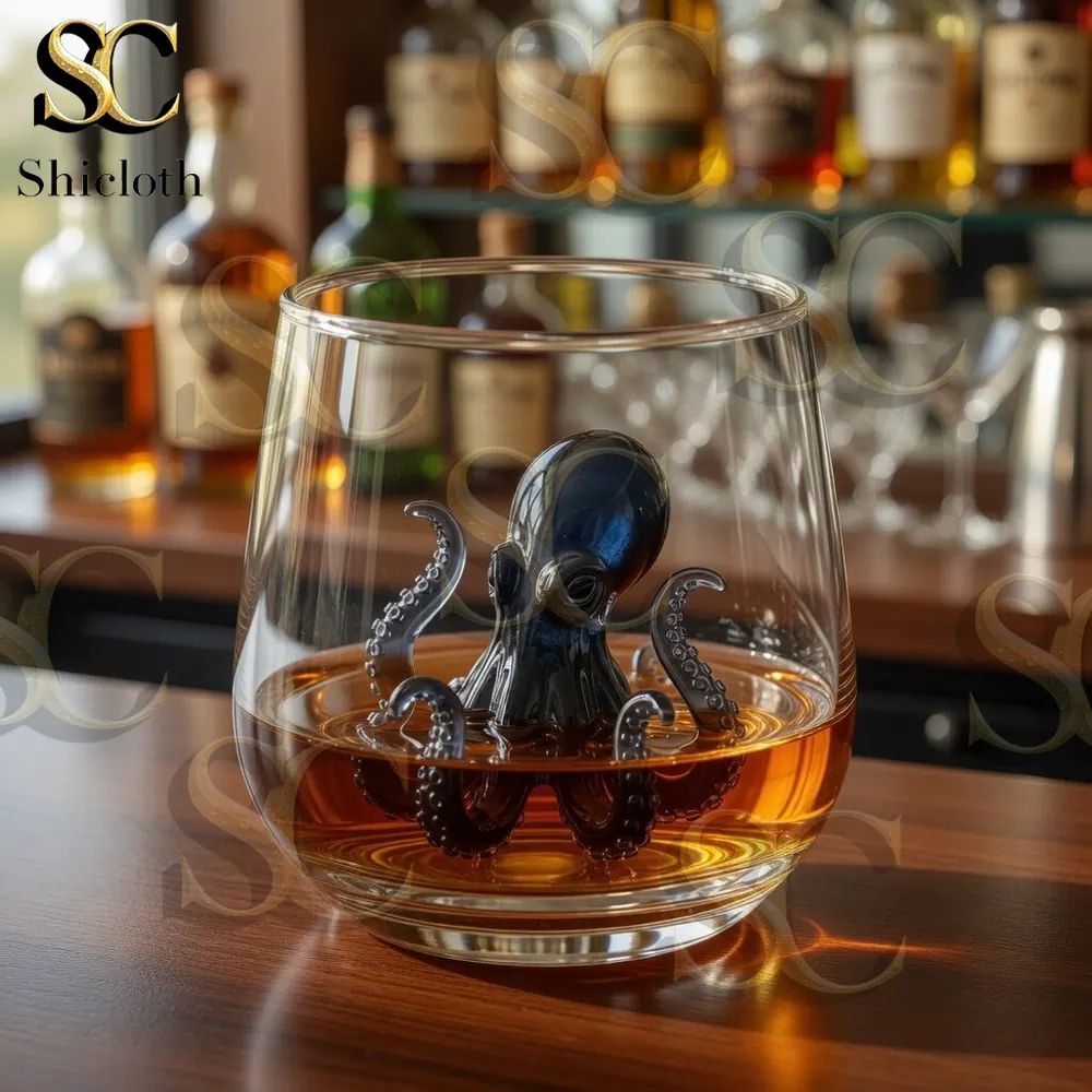 Kraken Octopus Collector’s Whiskey Glass
