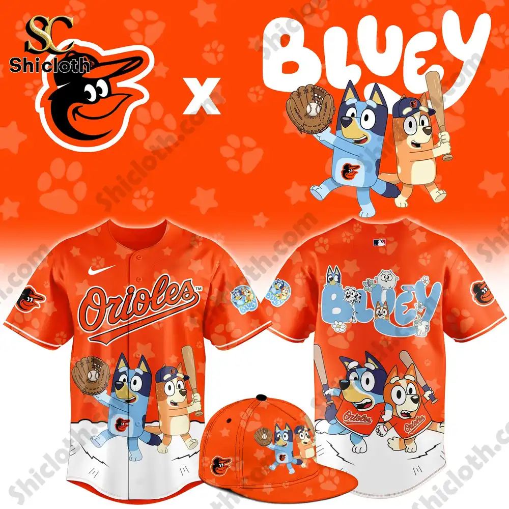 Baltimore Orioles x Bluey Night Baseball 2026 Jersey