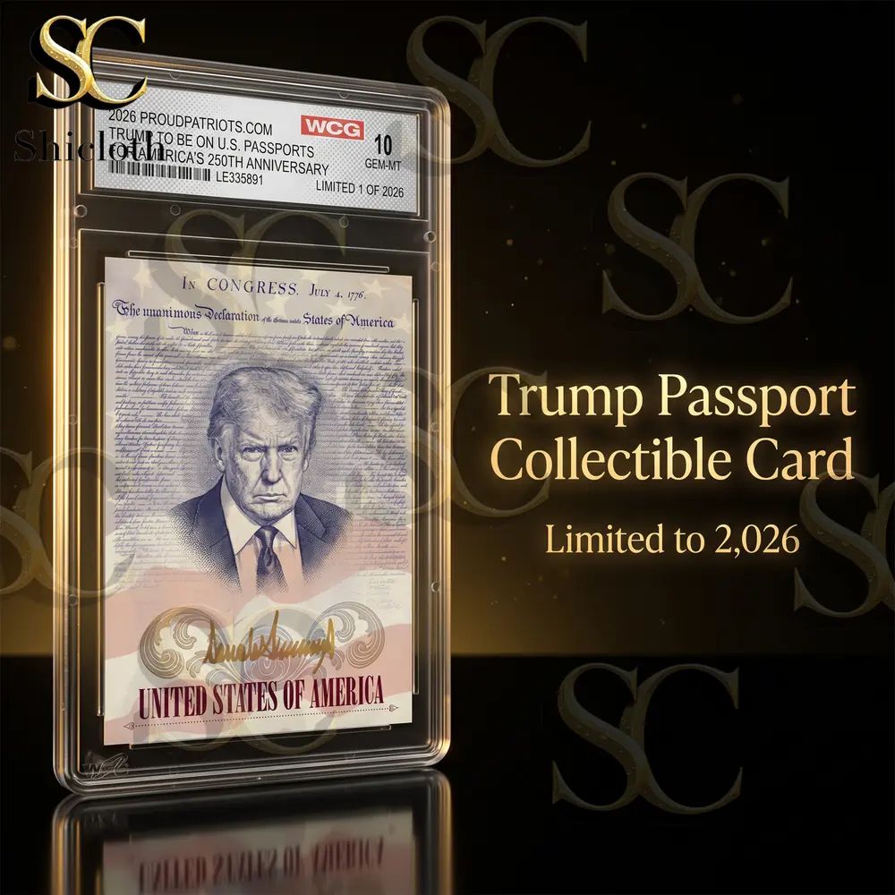 United States Of America Trump Passport Collectible Card