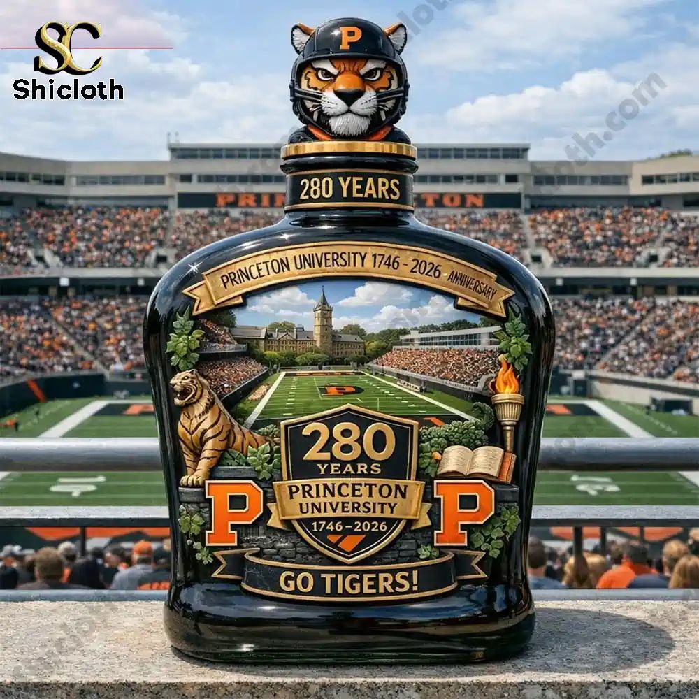 Princeton University 280th Anniversary 2026 Tigers Whiskey Bottle