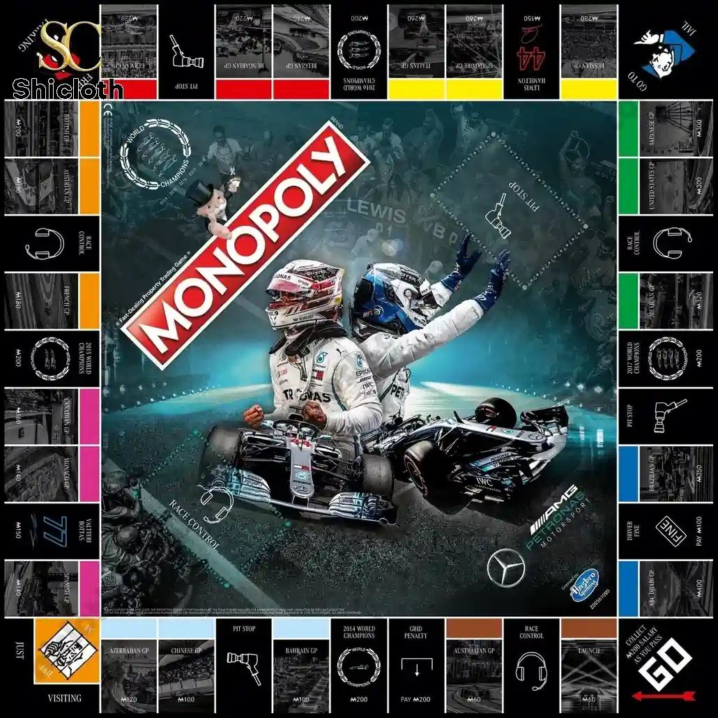 Mercedes AMG F1 Petronas Motorsport Game Monopoly 2026