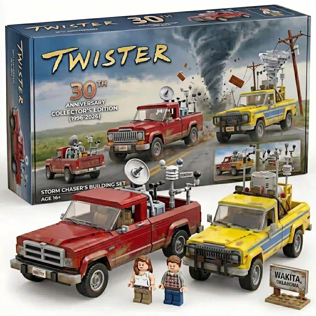 Twister 30th Anniversary Storm Chaser’s Building Brick Set