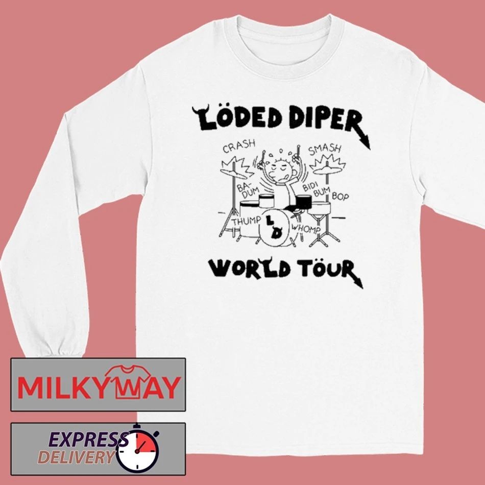 Loded Diper World Tour 2025 T-Shirt