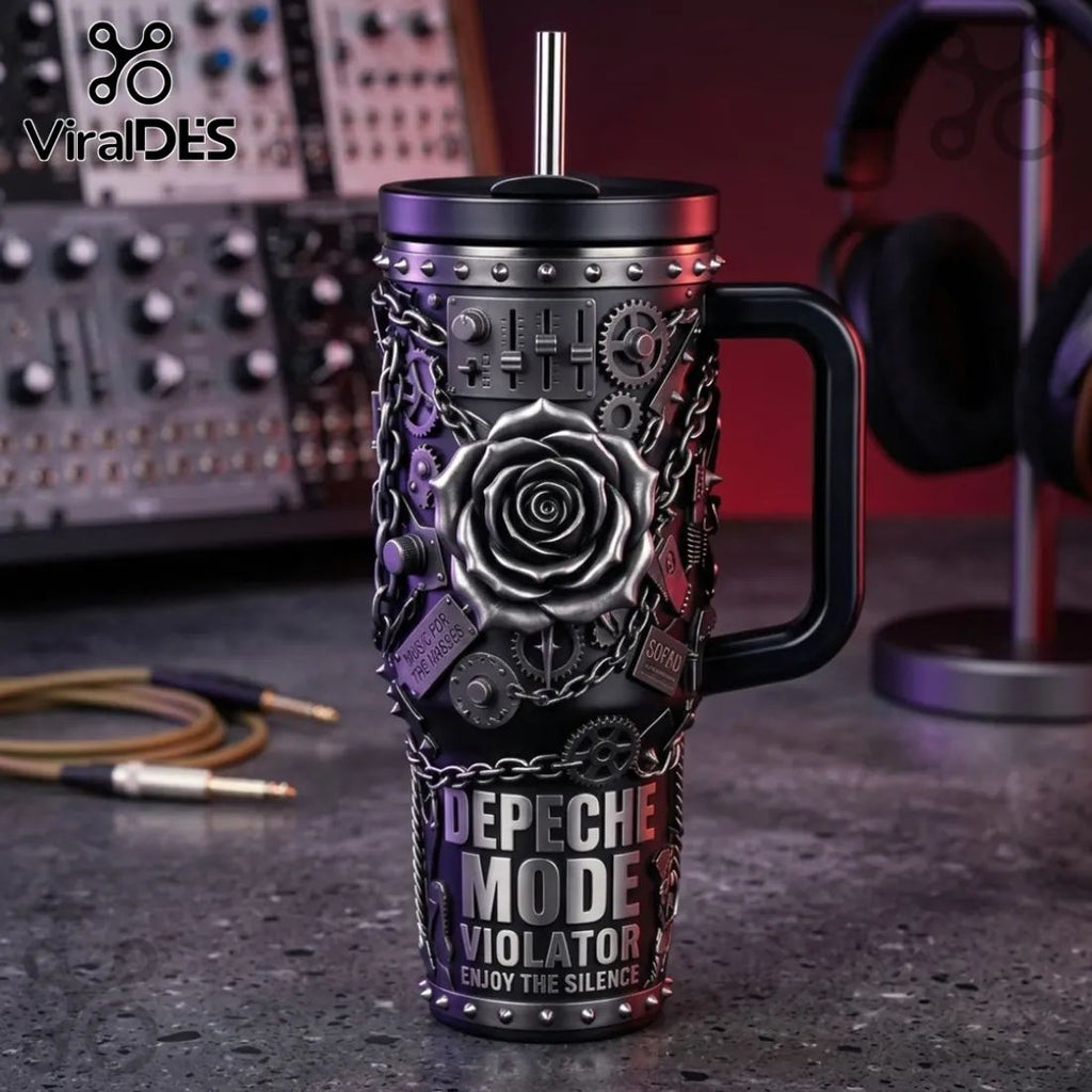 Depeche Mode Violator 40oz Handle Tumbler