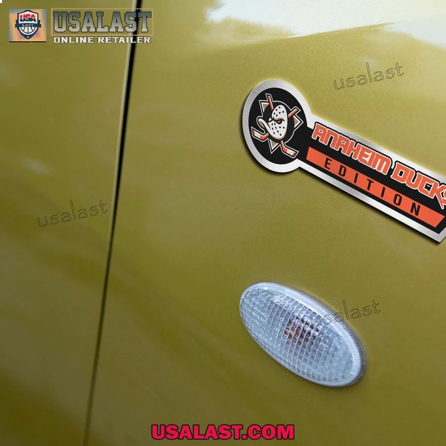 Anaheim Ducks Edition 3D Engraved Car Name Emblem