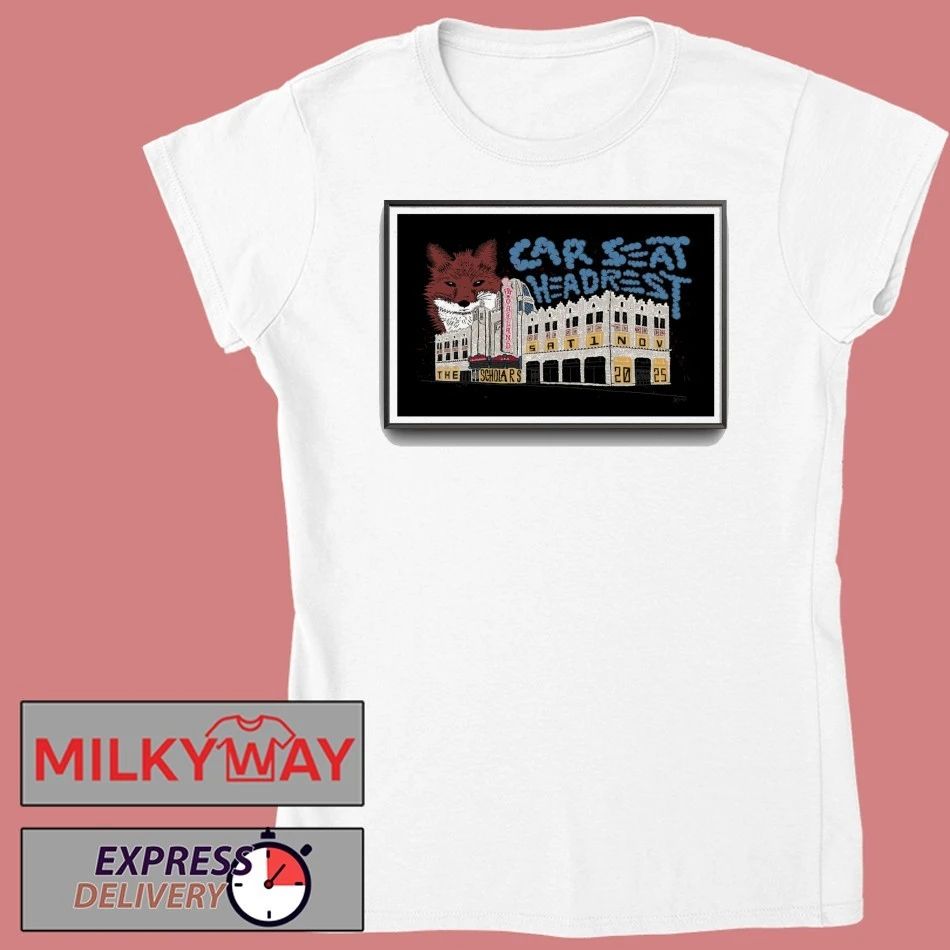 Car Seat Headrest November 1, 2025 Fox Theater, Oakland, CA Poster shirt