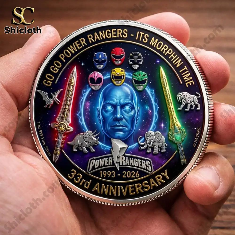 Power Rangers 33rd Anniversary It’s Morphin Time Coin