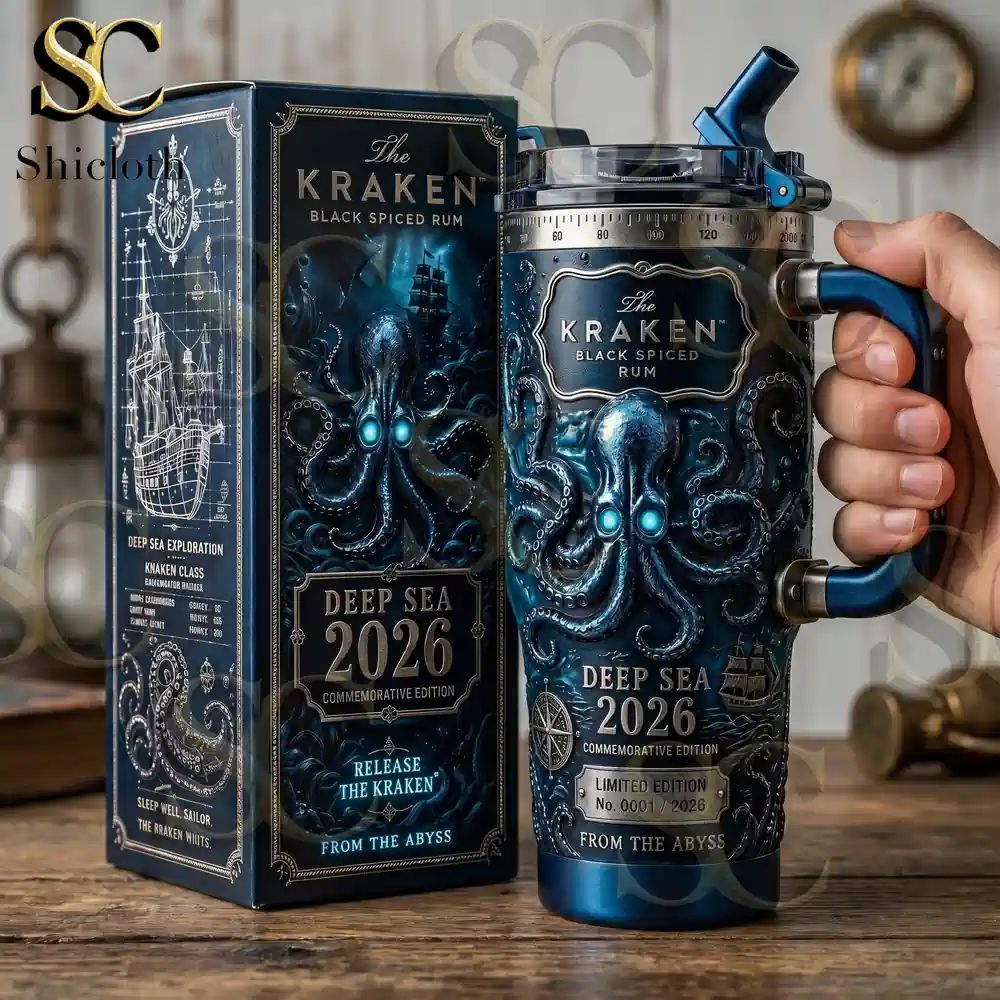 The Kraken Deep Sea 2026 Black Spiced Rum Commemorative Tumbler