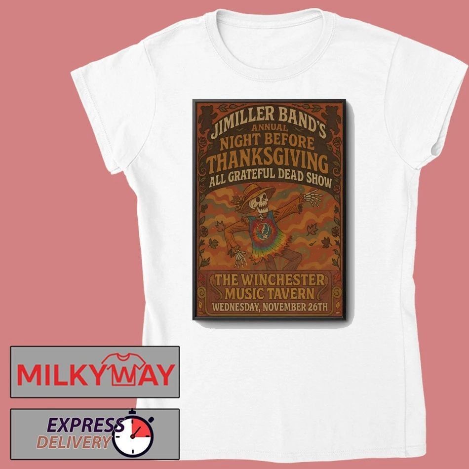 The JiMiller Band In Lakewood OH On Nov 26 2025 Poster shirt