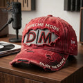 Depeche Mode Enjoy The Silence Distressed Red Baseball Cap