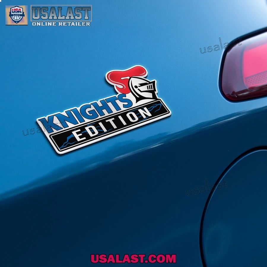 Newcastle Knights Edition Custom 3D Car Badge Sticker