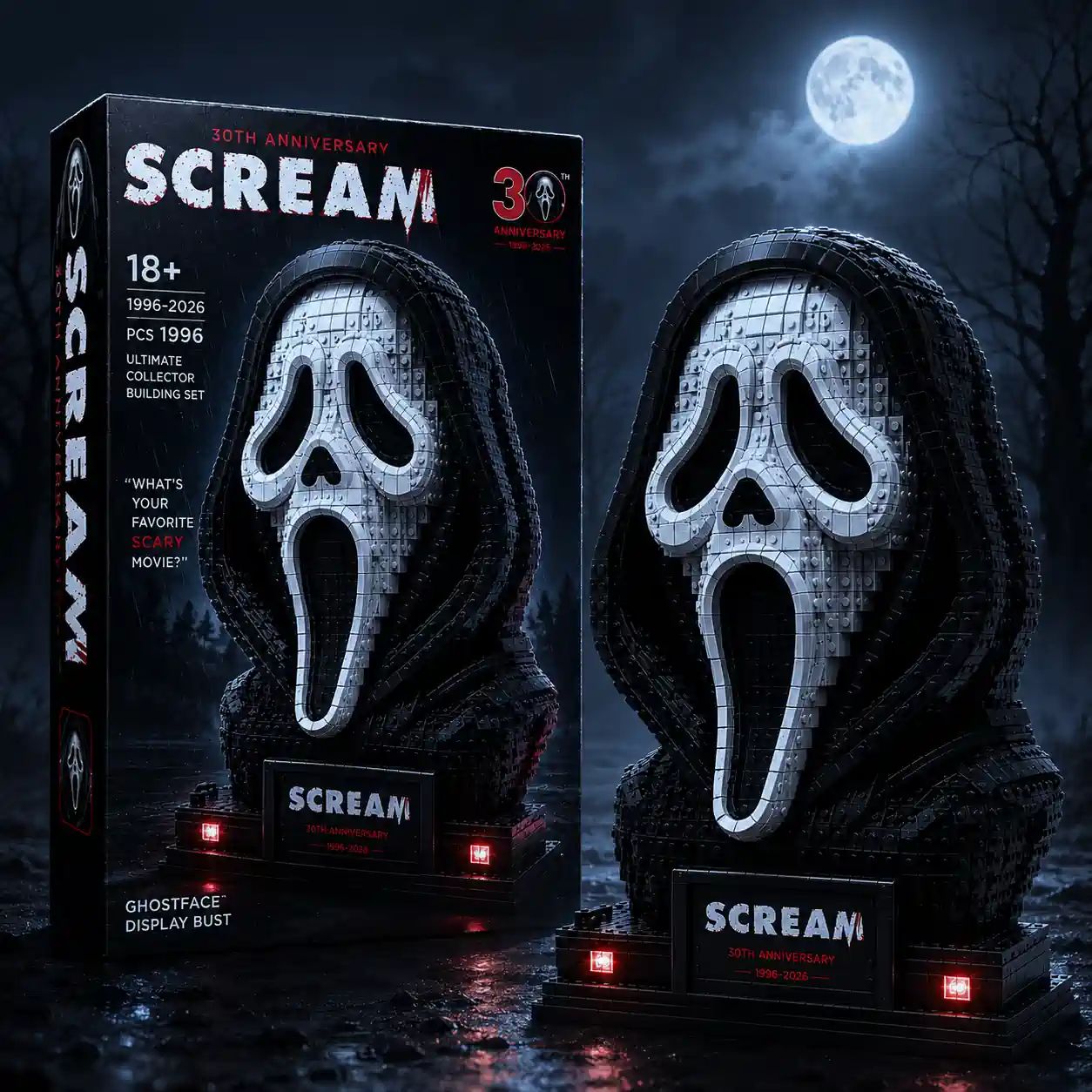 Scream 30th Anniversary Collector Building Brick Series