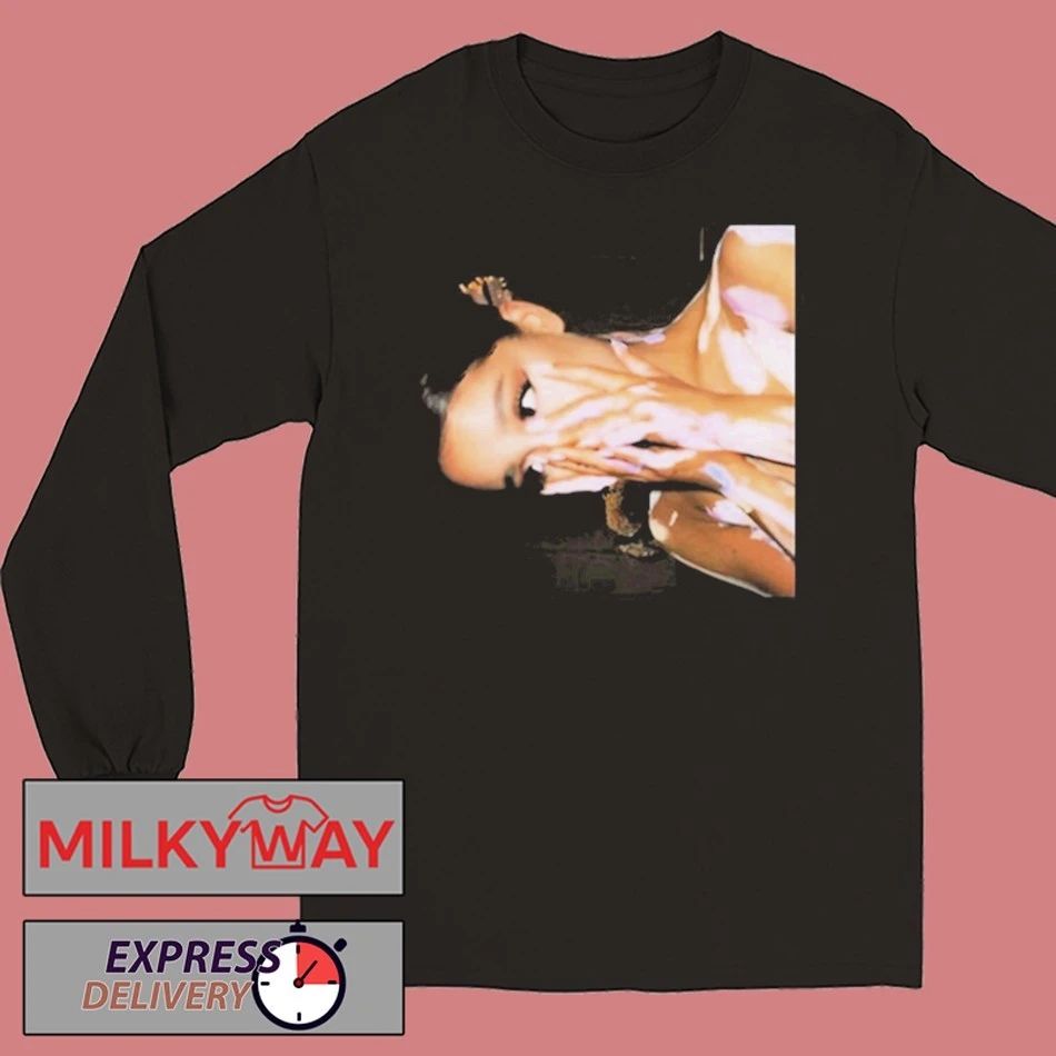 Glen Powell Photo Of Ariana Grande Shirt
