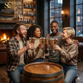 Golden Beaver Distillery Official Beer Glass