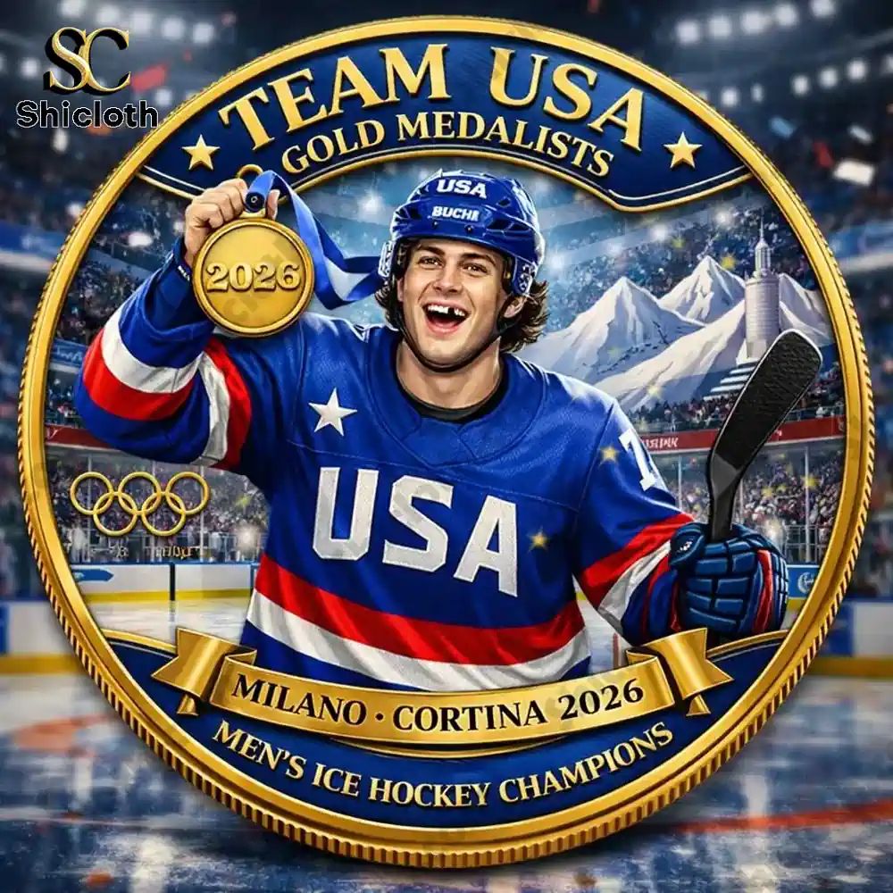 Team USA Men’s Hockey Olympic Gold Medal Commemorative Coin