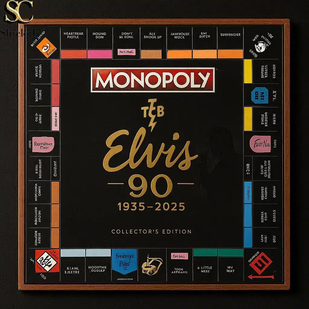 The King of Rock ‘n’ Roll 90th Anniversary Elvis Monopoly Game 2026