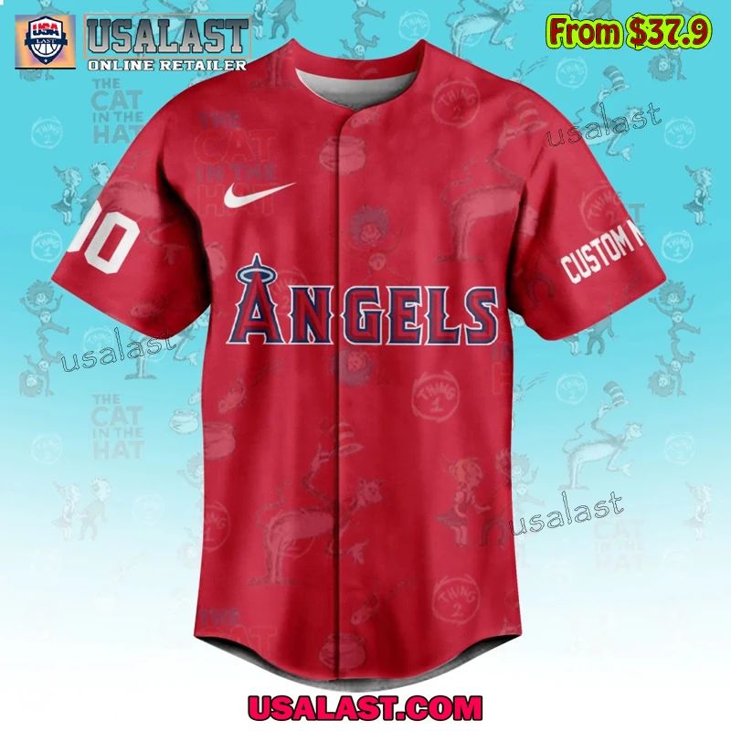 Los Angeles Angels x Dr Seuss Baseball Jersey