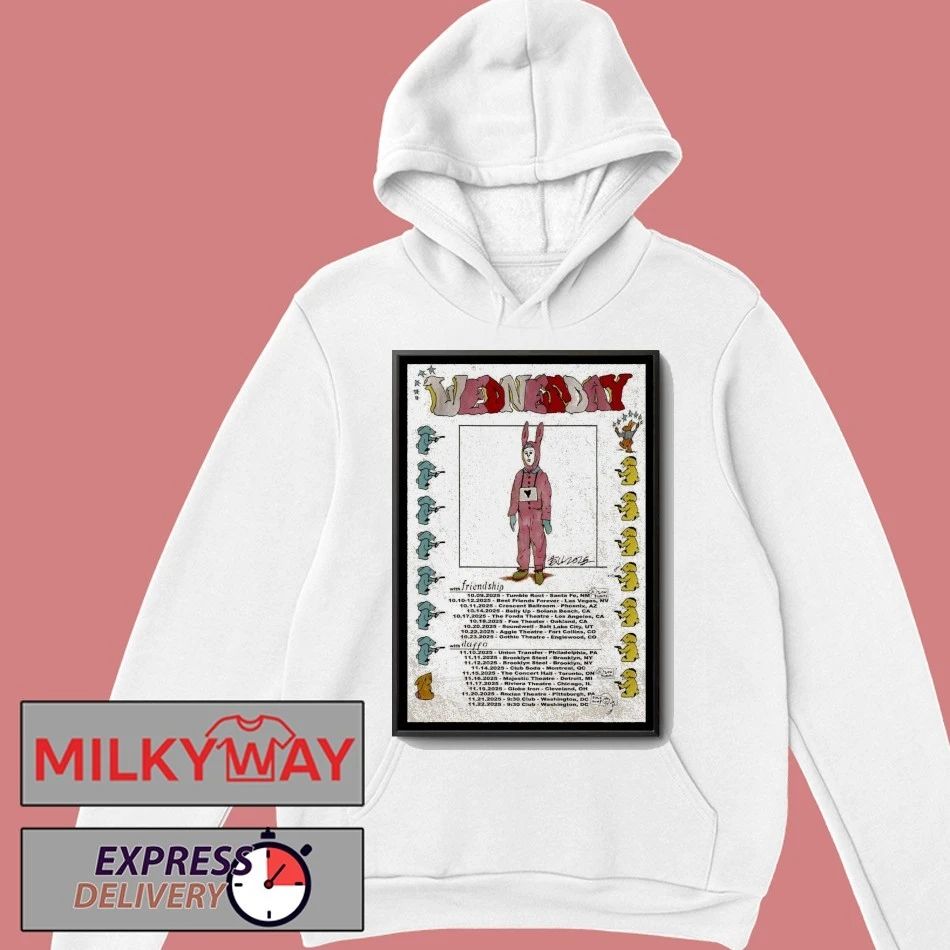 Wednesday Show October & November 2025 Poster shirt