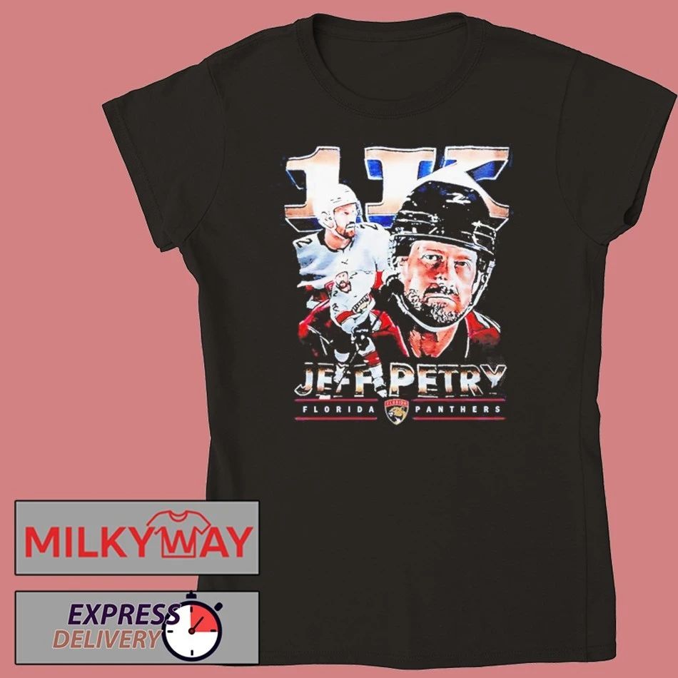 Florida Panthers Jeff Petry 1000th NHL Game T-Shirt