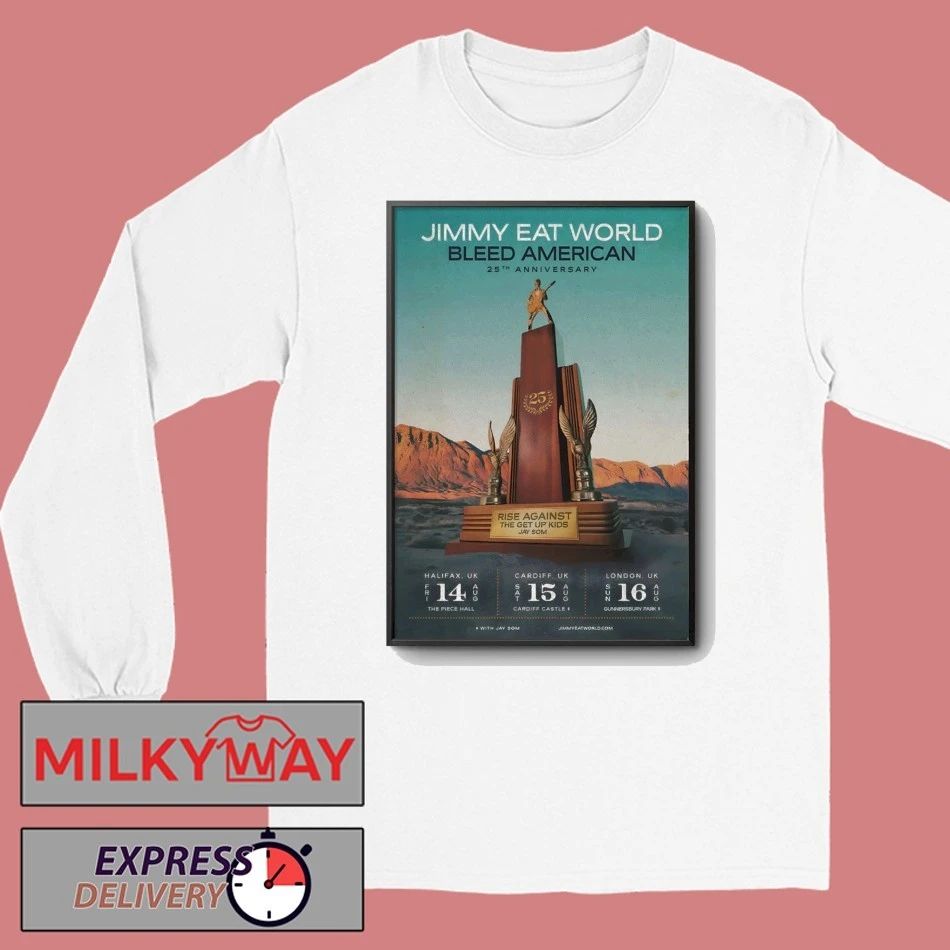 Jimmy Eat World Aug 15 2026 The Cardiff Castle In Cardiff UK Poster shirt