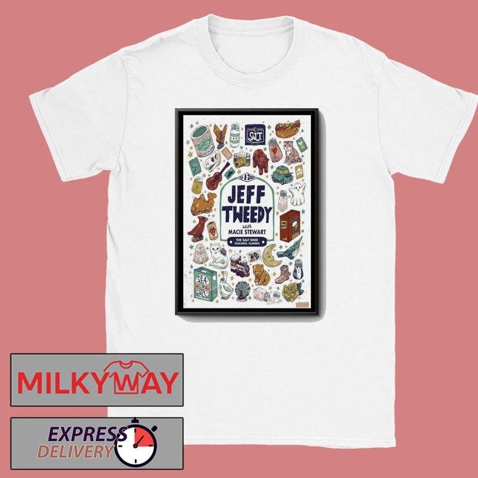 Jeff Tweedy Concert Chicago, IL Nov 01 2025 Poster shirt