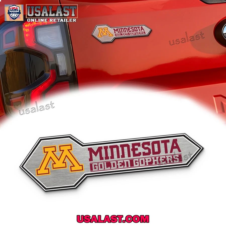 Minnesota Golden Gophers Edition 3D Car Badge Sticker