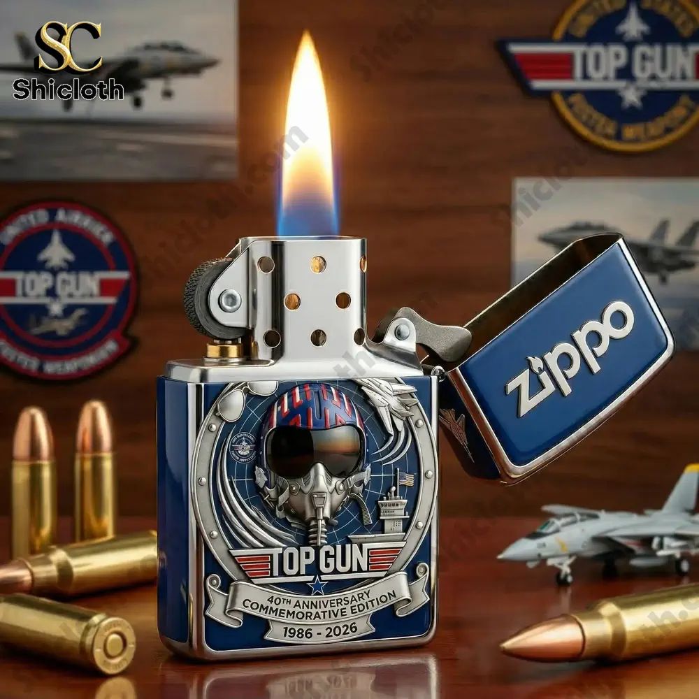 Gun 40th Anniversary 3D Zippo Lighter(1986-2026)